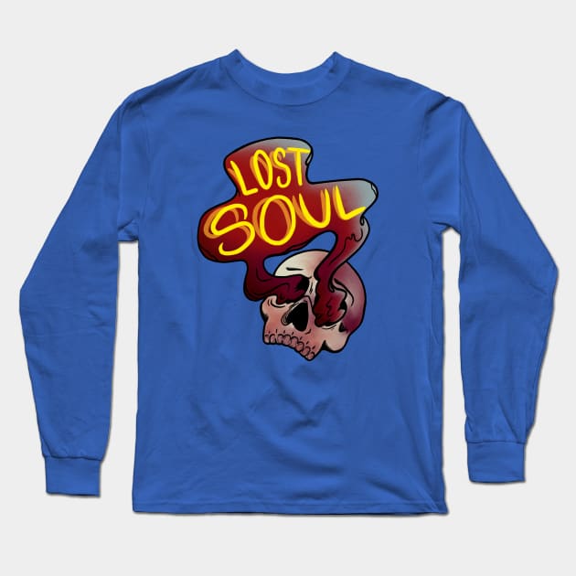 Lost Soul Long Sleeve T-Shirt by theartBinn